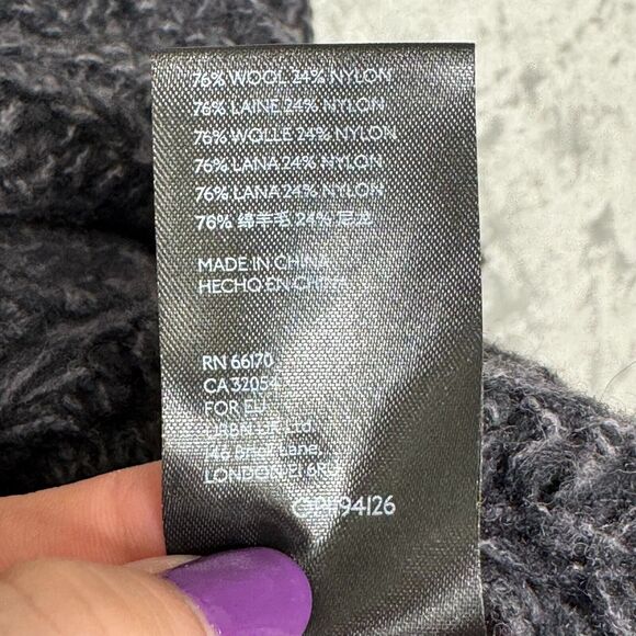 Anthropologie Black V-Neck Sweater - Picture 6 of 10